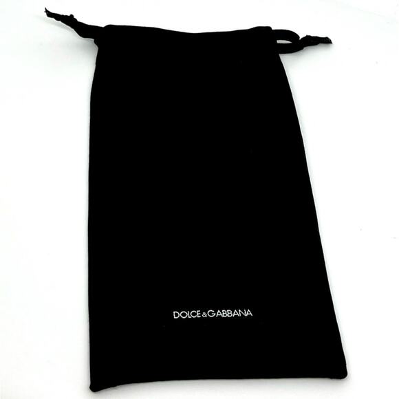 Dolce & Gabbana Authentic Black Microfiber Drawstring Bag - Picture 2 of 6